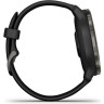Часы GARMIN VENU 2 SLATE STAINLESS STEEL BEZEL WITH BLACK CASE AND SILICONE BAND