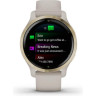 Часы GARMIN VENU 2S LIGHT GOLD STAINLESS STEEL BEZEL WITH LIGHT SAND CASE AND SILICONE BAND