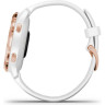 Часы GARMIN VENU 2S ROSE GOLD STAINLESS STEEL BEZEL WITH WHITE CASE AND SILICONE BAND