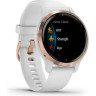 Часы GARMIN VENU 2S ROSE GOLD STAINLESS STEEL BEZEL WITH WHITE CASE AND SILICONE BAND
