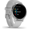 Часы GARMIN VENU 2S SILVER STAINLESS STEEL BEZEL WITH MIST GRAY CASE AND SILICONE BAND