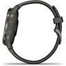 Часы GARMIN VENU 2S SLATE STAINLESS STEEL BEZEL WITH GRAPHITE CASE AND SILICONE BAND