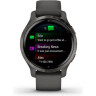Часы GARMIN VENU 2S SLATE STAINLESS STEEL BEZEL WITH GRAPHITE CASE AND SILICONE BAND