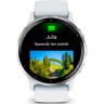 Часы GARMIN VENU 3 SILVER STAINLESS STEEL BEZEL WITH WHITESTONE CASE AND SILICONE BAND