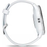Часы GARMIN VENU 3 SILVER STAINLESS STEEL BEZEL WITH WHITESTONE CASE AND SILICONE BAND