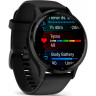 Часы GARMIN VENU 3 SLATE STAINLESS STEEL BEZEL WITH BLACK CASE AND SILICONE BAND