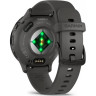 Часы GARMIN VENU 3S SLATE STAINLESS STEEL BEZEL WITH PEBBLE GRAY CASE AND SILICONE BAND
