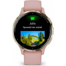 Часы GARMIN VENU 3S SOFT GOLD STAINLESS STEEL BEZEL WITH DUST ROSE CASE AND SILICONE BAND