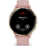 Часы GARMIN VENU 3S SOFT GOLD STAINLESS STEEL BEZEL WITH DUST ROSE CASE AND SILICONE BAND