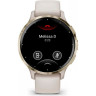 Часы GARMIN VENU 3S SOFT GOLD STAINLESS STEEL BEZEL WITH IVORY CASE AND SILICONE BAND