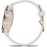 Часы GARMIN VENU 3S SOFT GOLD STAINLESS STEEL BEZEL WITH IVORY CASE AND SILICONE BAND