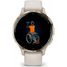 Часы GARMIN VENU 3S SOFT GOLD STAINLESS STEEL BEZEL WITH IVORY CASE AND SILICONE BAND