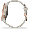Часы GARMIN VENU ROSE GOLD STAINLESS STEEL BEZEL WITH LIGHT SAND CASE AND SILICONE BAND