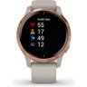 Часы GARMIN VENU ROSE GOLD STAINLESS STEEL BEZEL WITH LIGHT SAND CASE AND SILICONE BAND
