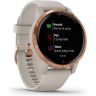 Часы GARMIN VENU ROSE GOLD STAINLESS STEEL BEZEL WITH LIGHT SAND CASE AND SILICONE BAND