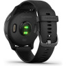 Часы GARMIN VENU SLATE STAINLESS STEEL BEZEL WITH BLACK CASE AND SILICONE BAND