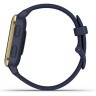 Часы GARMIN VENU SQ – MUSIC EDITION ROSE GOLD ALUMINUM BEZEL WITH BLACK CASE AND SILICONE BAND