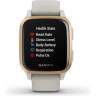 Часы GARMIN VENU SQ – MUSIC EDITION ROSE GOLD ALUMINUM BEZEL WITH LIGHT SAND CASE AND SILICONE BAND