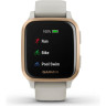 Часы GARMIN VENU SQ – MUSIC EDITION ROSE GOLD ALUMINUM BEZEL WITH LIGHT SAND CASE AND SILICONE BAND