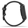 Часы GARMIN VENU SQ – MUSIC EDITION SLATE ALUMINUM BEZEL WITH BLACK CASE AND SILICONE BAND