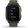 Часы GARMIN VENU SQ – MUSIC EDITION SLATE ALUMINUM BEZEL WITH MOSS CASE AND SILICONE BAND