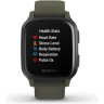 Часы GARMIN VENU SQ – MUSIC EDITION SLATE ALUMINUM BEZEL WITH MOSS CASE AND SILICONE BAND