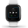 Часы GARMIN VENU SQ – MUSIC EDITION SLATE ALUMINUM BEZEL WITH WHITE CASE AND SILICONE BAND