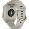 Часы GARMIN VENU SQ 2 – MUSIC EDITION CREAM GOLD ALUMINUM BEZEL WITH FRENCH GRAY CASE AND SILICONE BAND