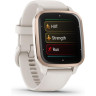 Часы GARMIN VENU SQ 2 – MUSIC EDITION PEACH GOLD ALUMINUM BEZEL WITH IVORY CASE AND SILICONE BAND