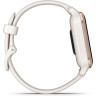 Часы GARMIN VENU SQ 2 – MUSIC EDITION PEACH GOLD ALUMINUM BEZEL WITH IVORY CASE AND SILICONE BAND