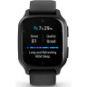 Часы GARMIN VENU SQ 2 – MUSIC EDITION SLATE ALUMINUM BEZEL WITH BLACK CASE AND SILICONE BAND