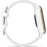 Часы GARMIN VENU SQ 2 CREAM GOLD ALUMINUM BEZEL WITH WHITE CASE AND SILICONE BAND