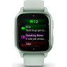 Часы GARMIN VENU SQ 2 METALLIC MINT ALUMINUM BEZEL WITH COOL MINT CASE AND SILICONE BAND