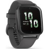 Часы GARMIN VENU SQ 2 SLATE ALUMINUM BEZEL WITH SHADOW GRAY CASE AND SILICONE BAND
