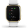 Часы GARMIN VENU SQ LIGHT GOLD ALUMINUM BEZEL WITH WHITE CASE AND SILICONE BAND