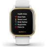 Часы GARMIN VENU SQ LIGHT GOLD ALUMINUM BEZEL WITH WHITE CASE AND SILICONE BAND