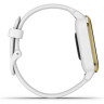 Часы GARMIN VENU SQ LIGHT GOLD ALUMINUM BEZEL WITH WHITE CASE AND SILICONE BAND