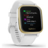 Часы GARMIN VENU SQ LIGHT GOLD ALUMINUM BEZEL WITH WHITE CASE AND SILICONE BAND