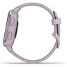 Часы GARMIN VENU SQ METALLIC ORCHID ALUMINUM BEZEL WITH ORCHID CASE AND SILICONE BAND