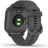 Часы GARMIN VENU SQ SLATE ALUMINUM BEZEL WITH SHADOW GRAY CASE AND SILICONE BAND