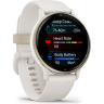 Часы GARMIN VIVOACTIVE 5 CREAM GOLD ALUMINUM BEZEL WITH IVORY CASE AND SILICONE BAND