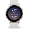 Часы GARMIN VIVOACTIVE 5 CREAM GOLD ALUMINUM BEZEL WITH IVORY CASE AND SILICONE BAND