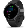 Часы GARMIN VIVOACTIVE 5 SLATE ALUMINUM BEZEL WITH BLACK CASE AND SILICONE BAND