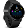 Часы GARMIN VIVOACTIVE 5 SLATE ALUMINUM BEZEL WITH BLACK CASE AND SILICONE BAND