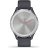 Часы GARMIN VIVOMOVE 3S серебристый циферблат с гранитно-синим ремешком