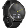 Часы GARMIN VIVOMOVE HR черные с черным ремешком