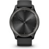Часы GARMIN VIVOMOVE TREND с безелем серого цвета с черным корпусом и силиконовым ремешком 010-02665-00