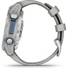 Часы-навигатор GARMIN DESCENT MK3 43 мм STAINLESS STEEL WITH FOG GREY SILICONE BAND