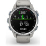 Часы-навигатор GARMIN DESCENT MK3 43 мм STAINLESS STEEL WITH FOG GREY SILICONE BAND