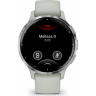 Часы VENU 3S SILVER STAINLESS STEEL BEZEL WITH SAGE GRAY CASE AND SILICONE BAND
